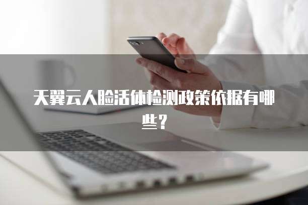 天翼云人脸活体检测政策依据有哪些?