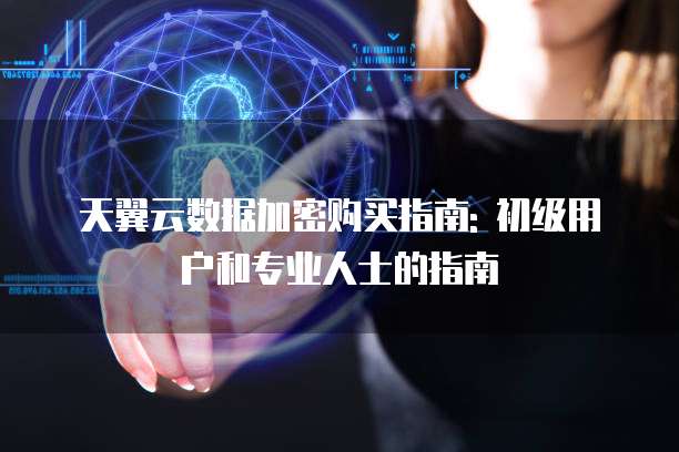 天翼云数据加密购买指南: 初级用户和专业人士的指南