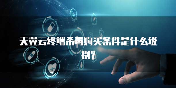 天翼云终端杀毒购买条件是什么级别?