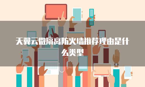 天翼云微隔离防火墙推荐理由是什么类型