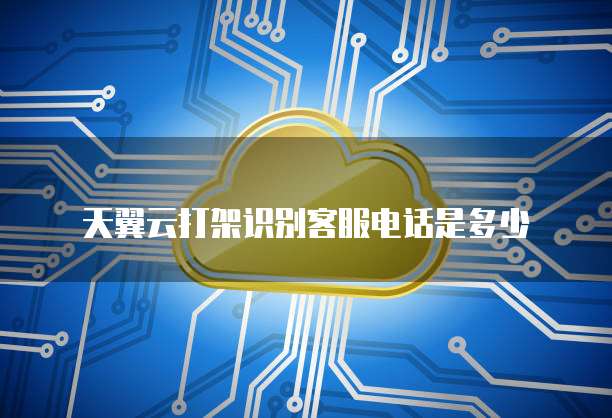 天翼云打架识别客服电话是多少
