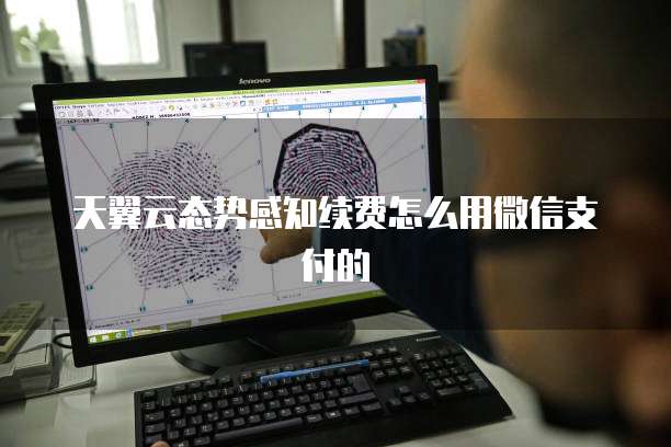 天翼云态势感知续费怎么用微信支付的