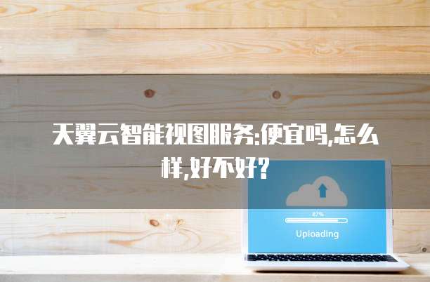 天翼云智能视图服务:便宜吗,怎么样,好不好?