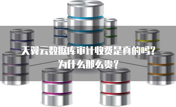 天翼云数据库审计收费是真的吗?为什么那么贵?