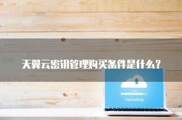 天翼云密钥管理购买条件是什么?