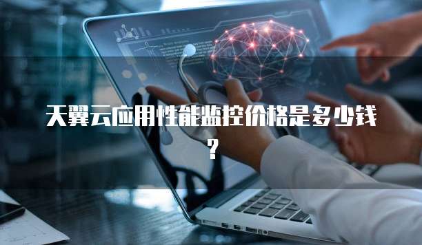 天翼云应用性能监控价格是多少钱？