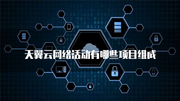 天翼云网络活动有哪些项目组成