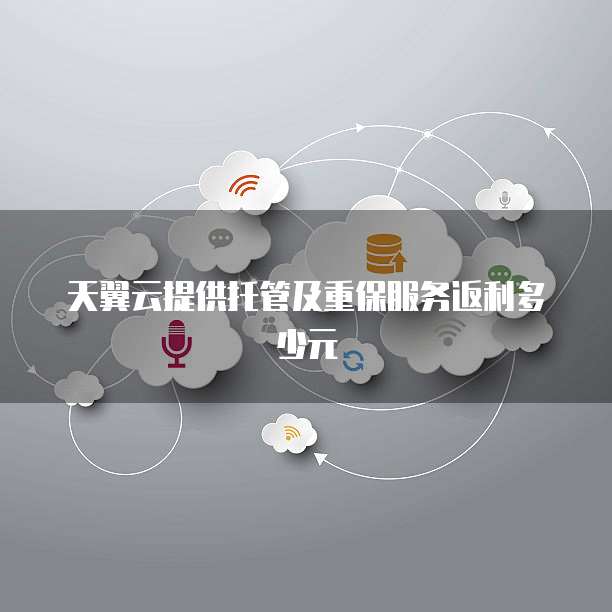 天翼云提供托管及重保服务返利多少元