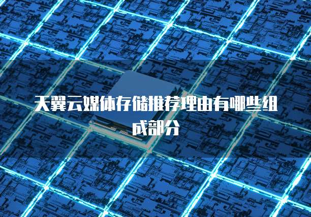 天翼云媒体存储推荐理由有哪些组成部分
