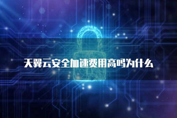 天翼云安全加速费用高吗为什么