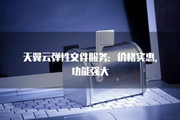 天翼云弹性文件服务:价格实惠,功能强大
