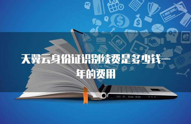 天翼云身份证识别续费是多少钱一年的费用