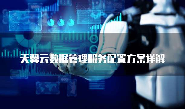 天翼云数据管理服务配置方案详解