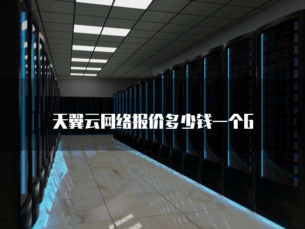 天翼云网络报价多少钱一个G