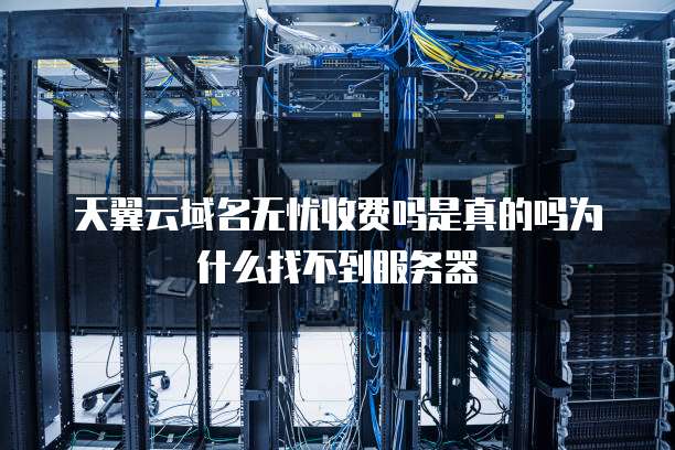 天翼云域名无忧收费吗是真的吗为什么找不到服务器