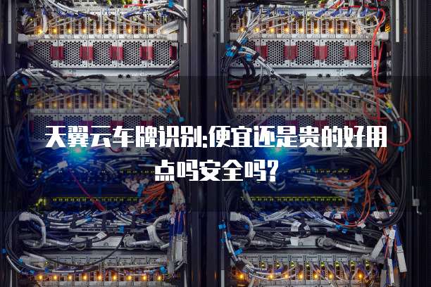 天翼云车牌识别:便宜还是贵的好用点吗安全吗?