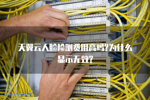 天翼云人脸检测费用高吗?为什么显示无效?