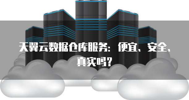 天翼云数据仓库服务:便宜、安全、真实吗?