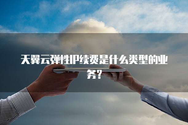 天翼云弹性IP续费是什么类型的业务?