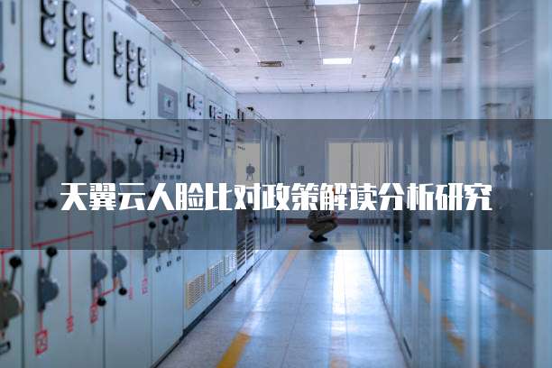 天翼云人脸比对政策解读分析研究