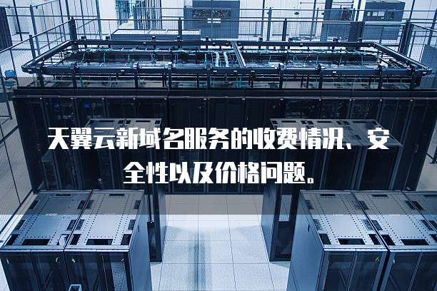 天翼云新域名服务的收费情况、安全性以及价格问题。