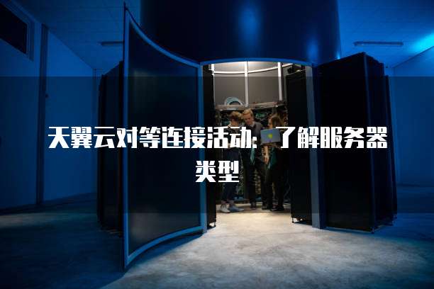 天翼云对等连接活动:了解服务器类型