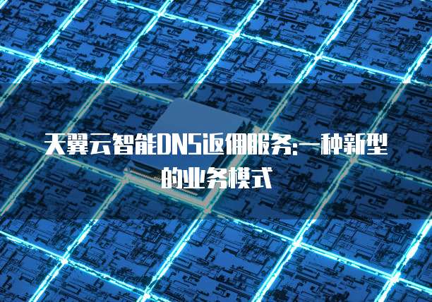 天翼云智能DNS返佣服务:一种新型的业务模式