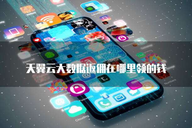 天翼云大数据返佣在哪里领的钱