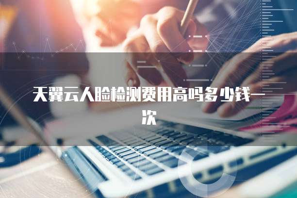 天翼云人脸检测费用高吗多少钱一次