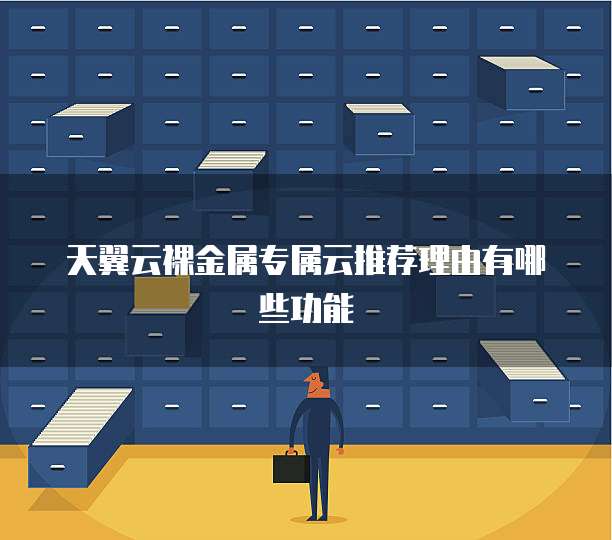 天翼云裸金属专属云推荐理由有哪些功能