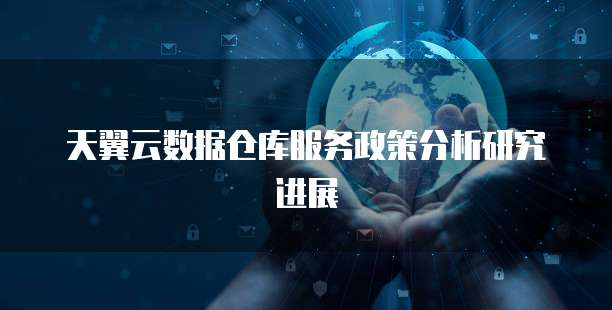 天翼云数据仓库服务政策分析研究进展