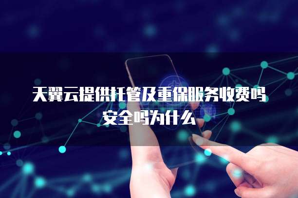 天翼云提供托管及重保服务收费吗安全吗为什么
