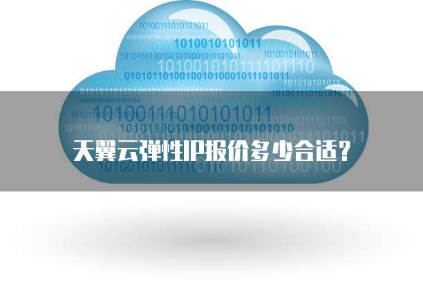 天翼云弹性IP报价多少合适?