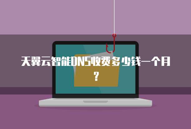 天翼云智能DNS收费多少钱一个月?