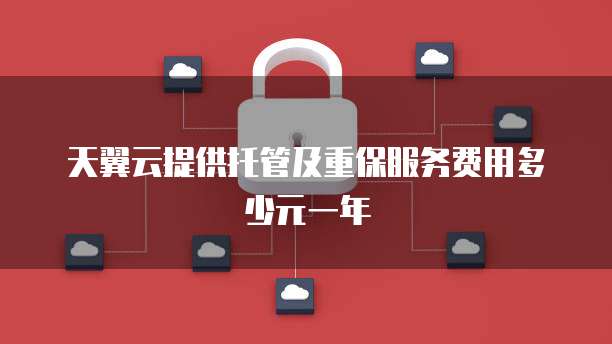 天翼云提供托管及重保服务费用多少元一年