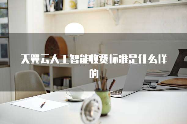 天翼云人工智能收费标准是什么样的
