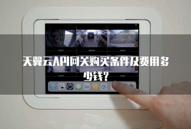 天翼云API网关购买条件及费用多少钱?