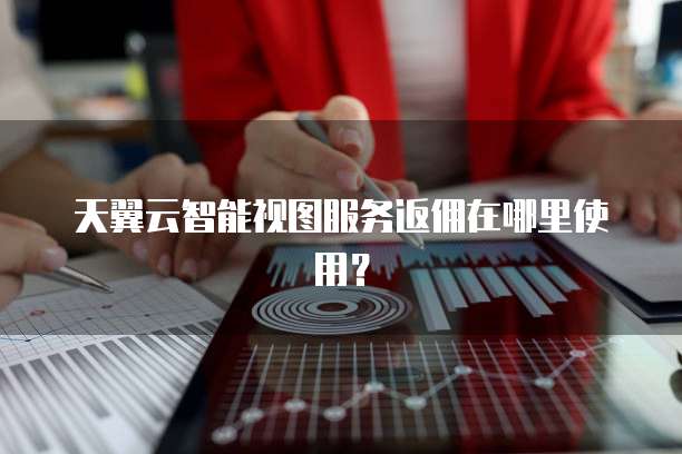 天翼云智能视图服务返佣在哪里使用?