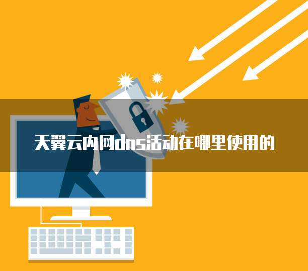天翼云内网dns活动在哪里使用的