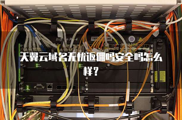 天翼云域名无忧返佣吗安全吗怎么样？