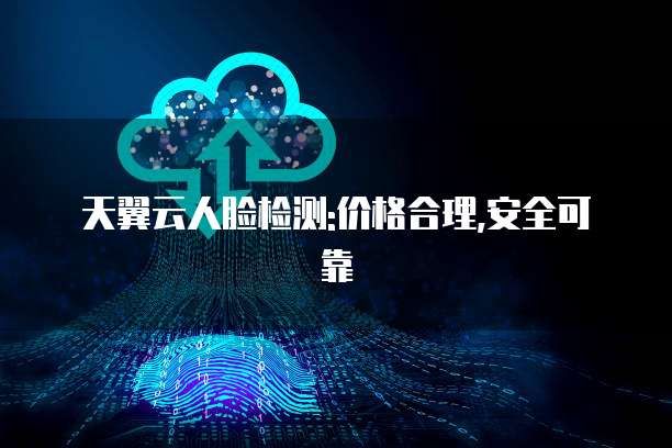 天翼云人脸检测:价格合理,安全可靠