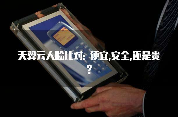 天翼云人脸比对: 便宜,安全,还是贵?