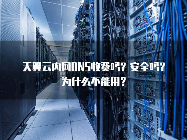 天翼云内网DNS收费吗?安全吗?为什么不能用?