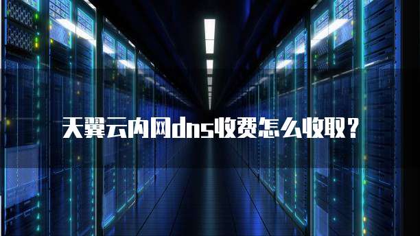 天翼云内网dns收费怎么收取?