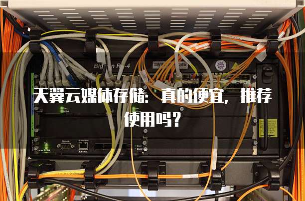 天翼云媒体存储:真的便宜,推荐使用吗?