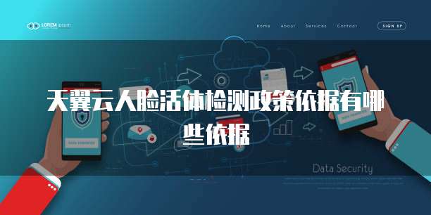 天翼云人脸活体检测政策依据有哪些依据