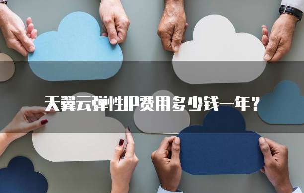 天翼云弹性IP费用多少钱一年?