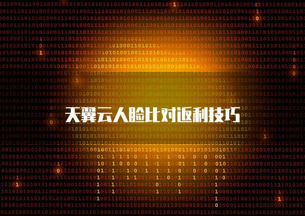 天翼云人脸比对返利技巧