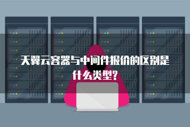 天翼云容器与中间件报价的区别是什么类型?