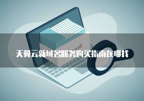 天翼云新域名服务购买指南在哪找